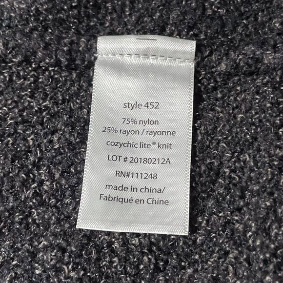 BAREFOOT DREAMS Cozychic Lite Circle Cardigan Sweater Size XS/S Open #452 Brown - Picture 5 of 16